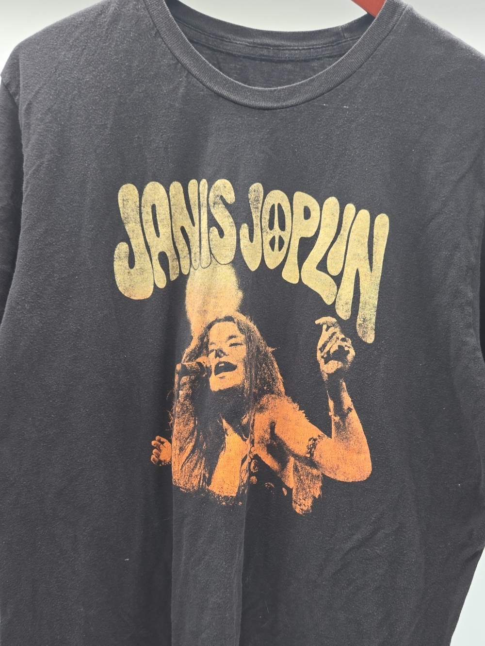Janis Joplin Black Graphic Tee